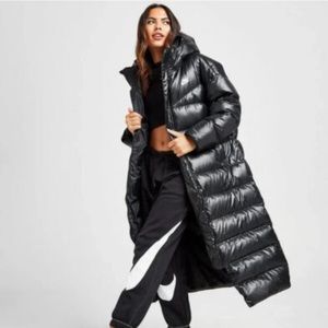 Nike long puffer coat